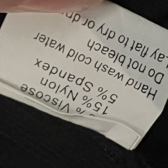 Ribbed zip up long sleeve sweater scallop hem mock neck beaded embellishments * - Picture 9 of 11